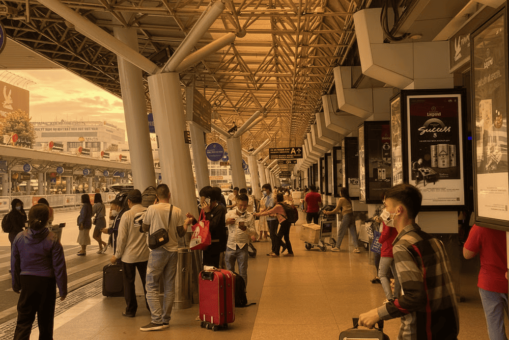 Có rất nhiều sự lựa chọn di chuyển từ đến và rời khỏi sân bay Hồng Kiều